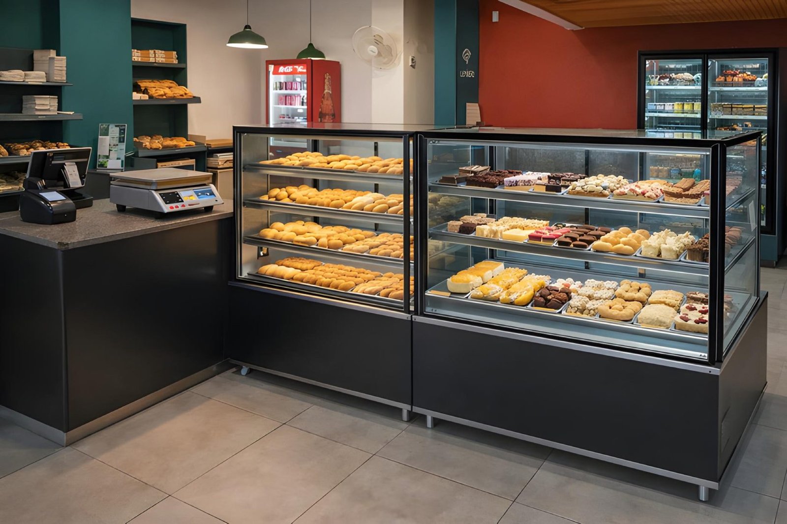 Padarias e confeitarias: ambiente com mobiliário em inox